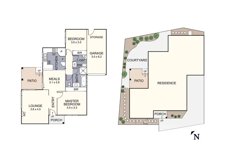 Floorplan of Homely unit listing, 2/10 Jeremic Court, Croydon North VIC 3136