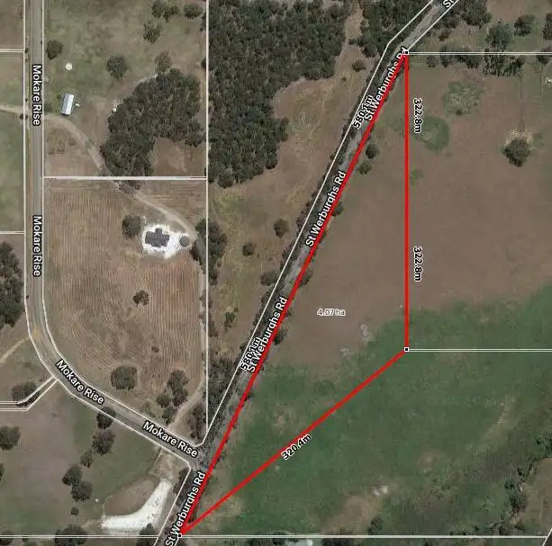 Floorplan of Homely land listing, LOT 4602 St Werburghs Road, Mount Barker WA 6324
