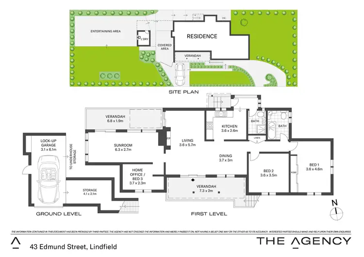 Floorplan of Homely house listing, 43 Edmund Street, Lindfield NSW 2070