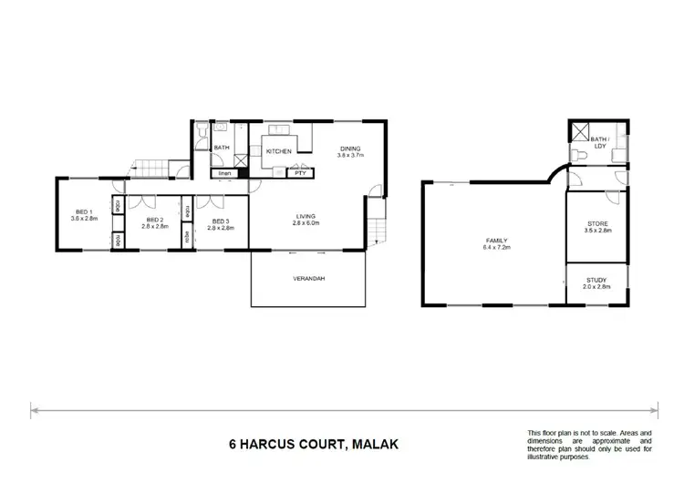 Floorplan of Homely house listing, 6 Harcus Court, Malak NT 812
