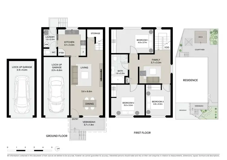 Floorplan of Homely townhouse listing, 6/18 Vega Street, Revesby NSW 2212