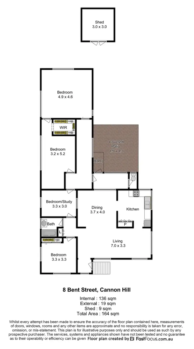 Floorplan of Homely house listing, 8 Bent Street, Cannon Hill QLD 4170