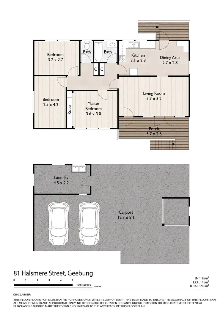 Floorplan of Homely house listing, 81 Halsmere Street, Geebung QLD 4034