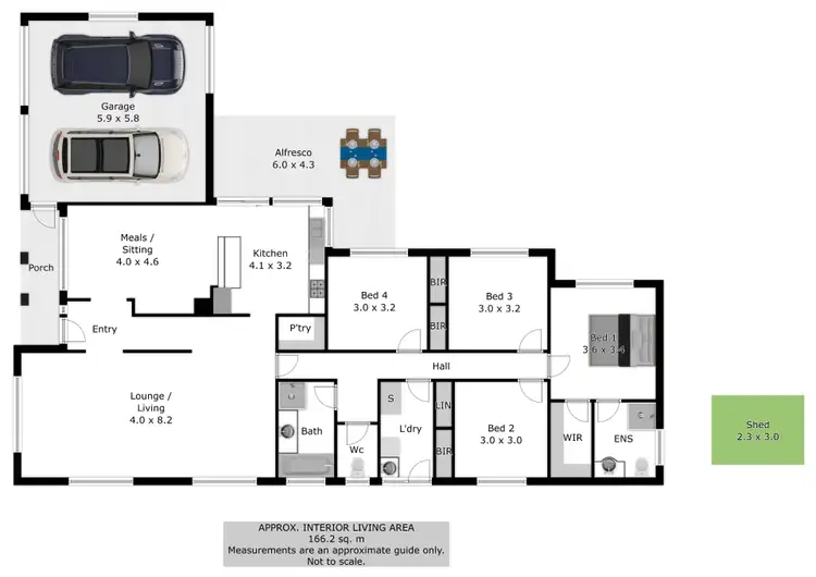 Floorplan of Homely house listing, 28 Sorrel Court, Baranduda VIC 3691