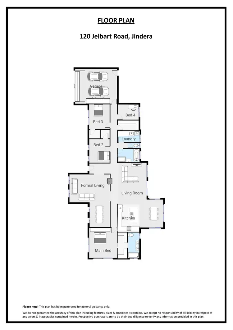 Floorplan of Homely house listing, 120 Jelbart Road, Jindera NSW 2642