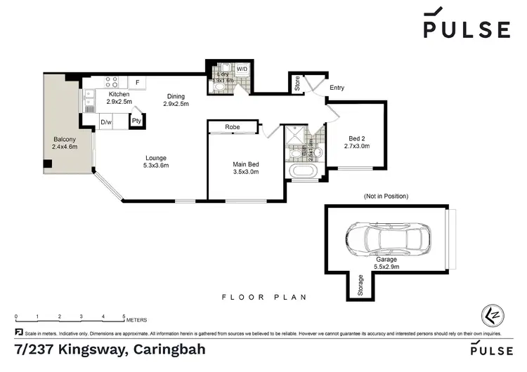 Floorplan of Homely apartment listing, 7/237 Kingsway, Caringbah NSW 2229
