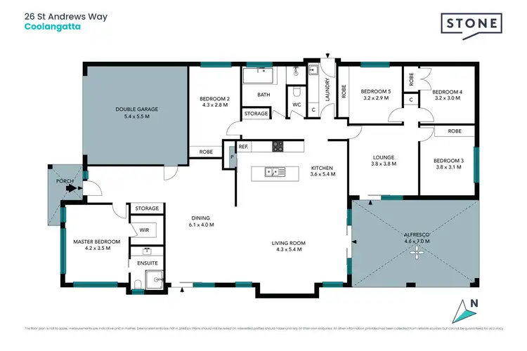 Floorplan of Homely house listing, 26 St Andrews Way, Coolangatta NSW 2535