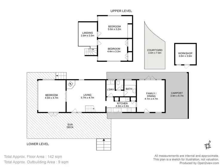 Floorplan of Homely house listing, 3 Leenaa Street, Carlton TAS 7173