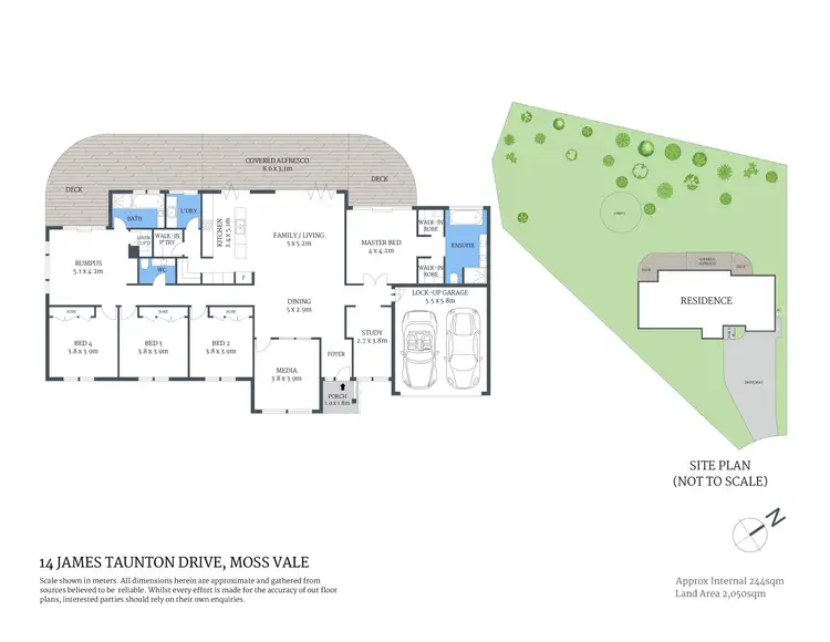 Floorplan of Homely house listing, 14 James Taunton Drive, Moss Vale NSW 2577