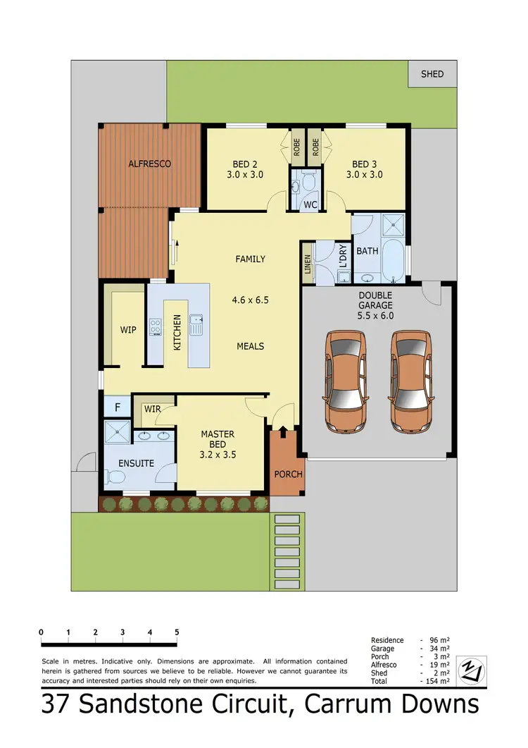 Floorplan of Homely house listing, 37 Sandstone Circuit, Carrum Downs VIC 3201