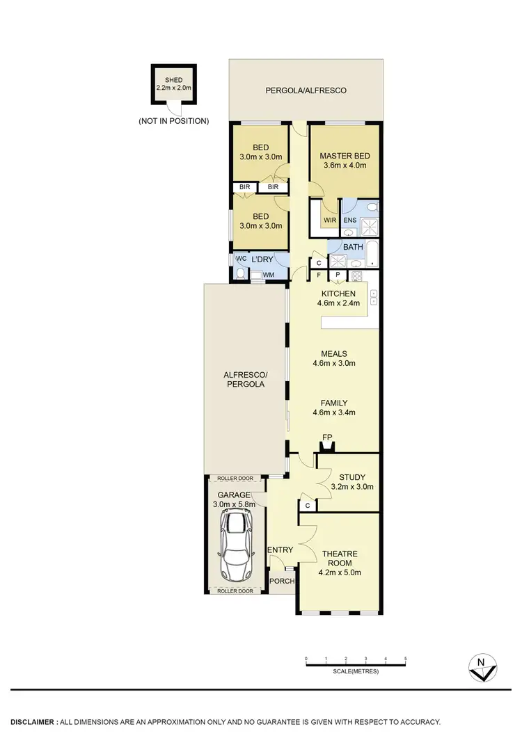 Floorplan of Homely semi-detached listing, 2/3 Padula Court, Hillside VIC 3037
