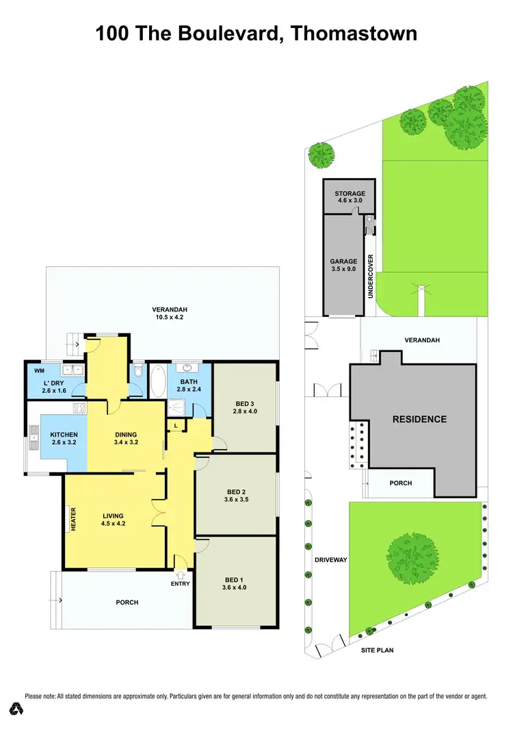 Floorplan of Homely house listing, 100 The Boulevard, Thomastown VIC 3074