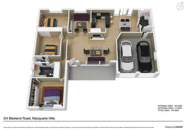 Floorplan of Homely house listing, 3/4 Blaxland Road, Macquarie Hills NSW 2285