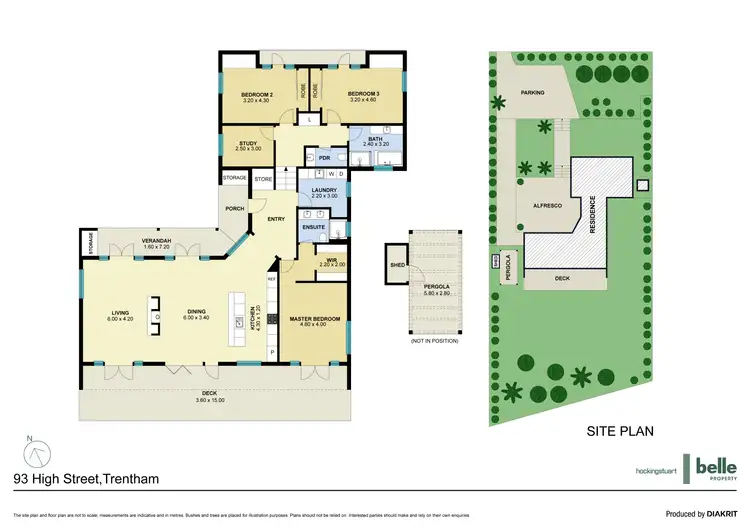 Floorplan of Homely house listing, 93 High Street, Trentham VIC 3458