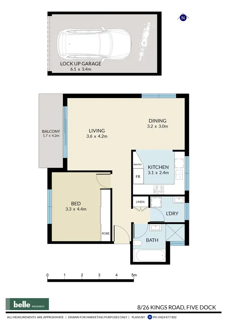 Floorplan of Homely apartment listing, 8/26 Kings Road, Five Dock NSW 2046