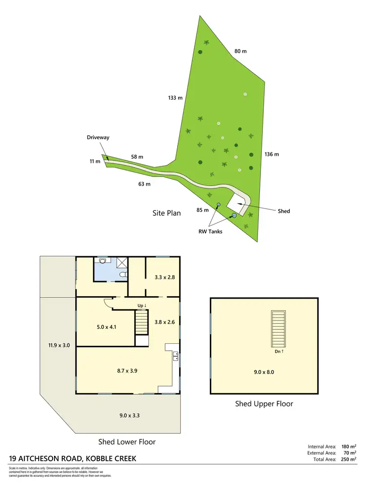 Floorplan of Homely land listing, 19 Aitcheson Road, Kobble Creek QLD 4520