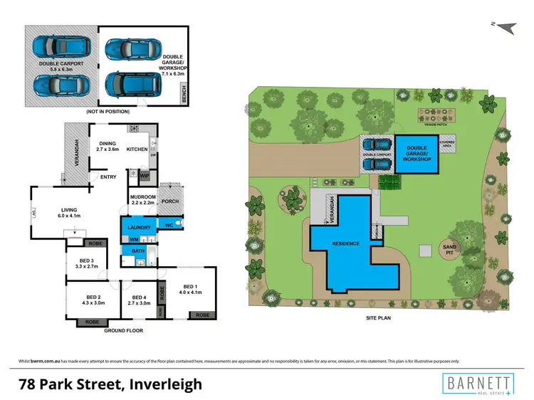 Floorplan of Homely house listing, 78 Park Street, Inverleigh VIC 3321