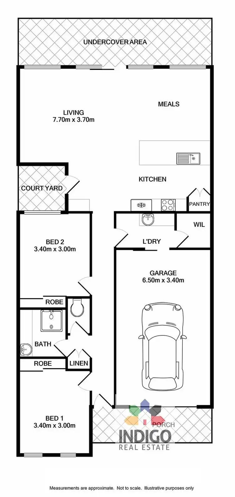 Floorplan of Homely house listing, 39 Railway Avenue, Yackandandah VIC 3749