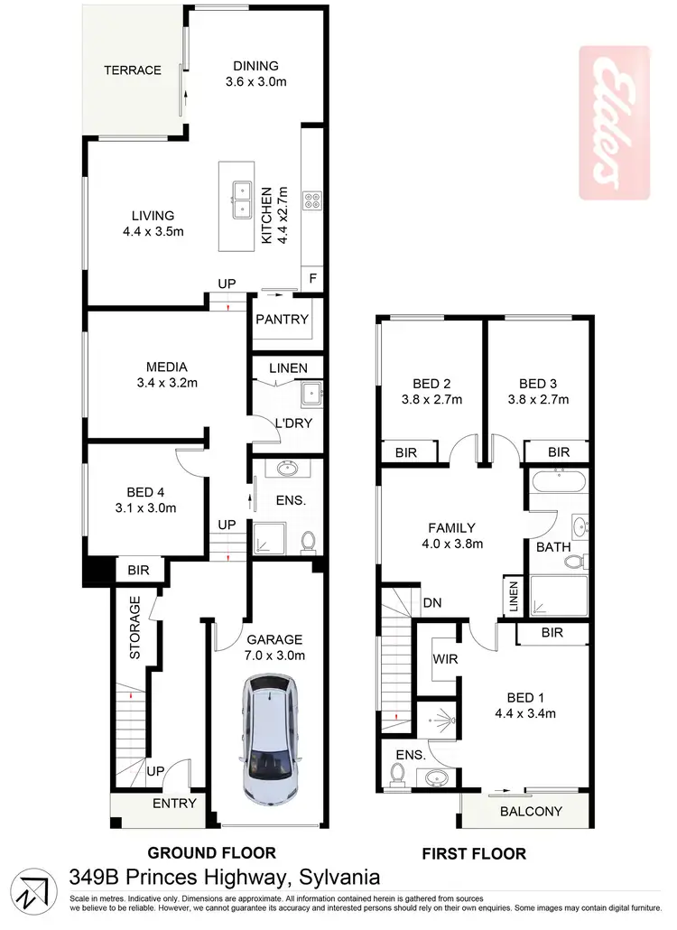 Floorplan of Homely house listing, 349 Princes Highway, Sylvania NSW 2224