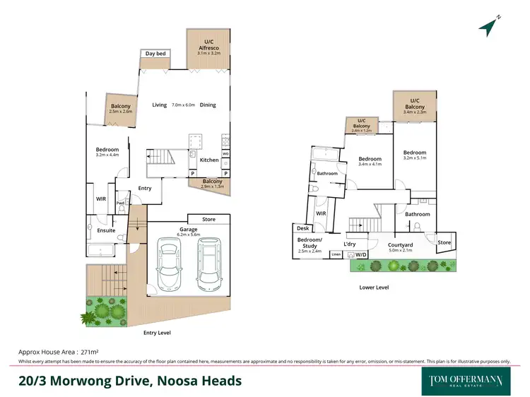 Floorplan of Homely unit listing, 20/3 Morwong Drive, Noosa Heads QLD 4567