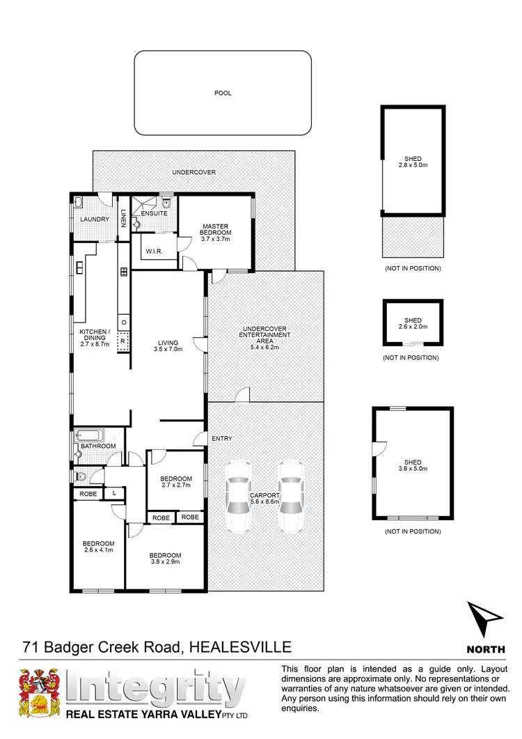 Floorplan of Homely house listing, 71 Badger Creek Road, Healesville VIC 3777
