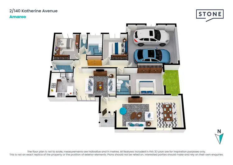 Floorplan of Homely townhouse listing, 2/140 Katherine Avenue, Amaroo ACT 2914