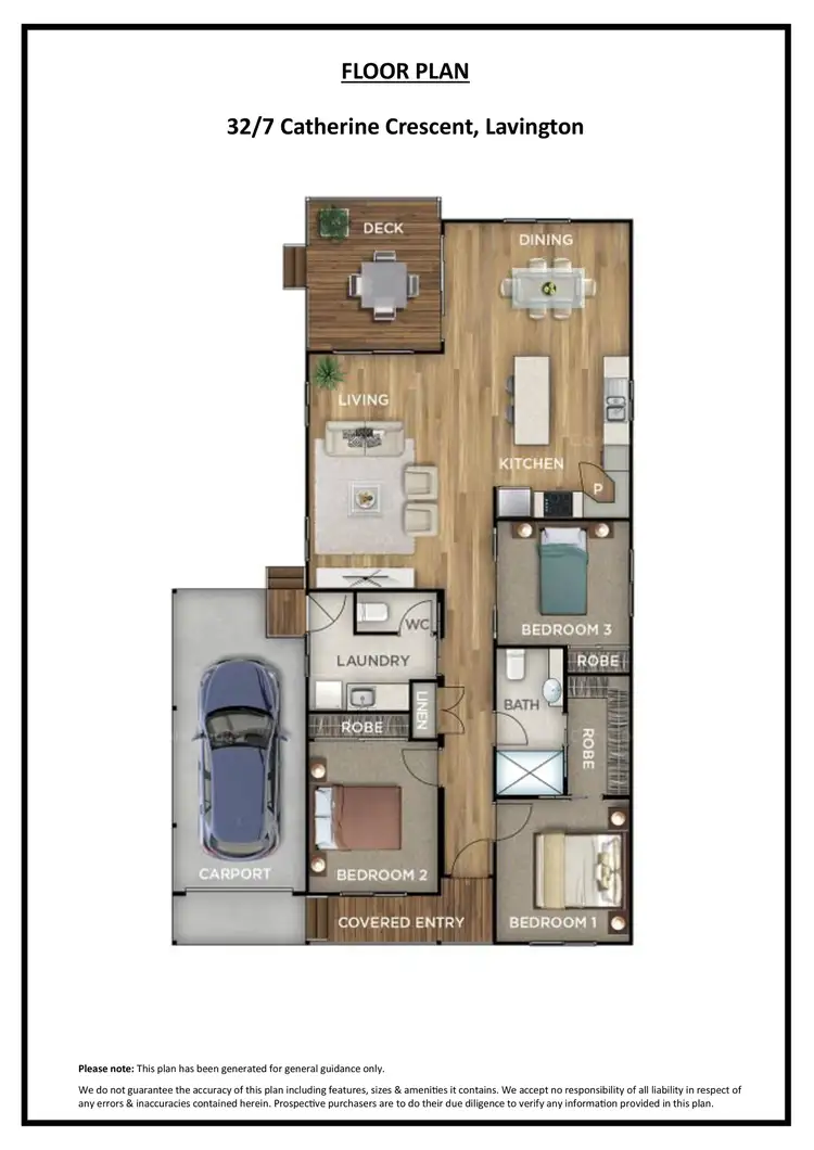 Floorplan of Homely house listing, 32/7 Catherine Crescent, Lavington NSW 2641