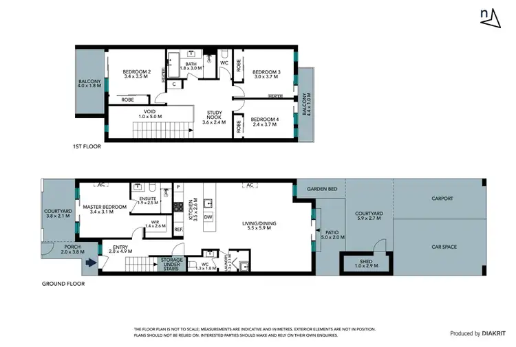 Floorplan of Homely townhouse listing, 7 Stellar Place, Bundoora VIC 3083