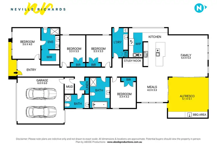 Floorplan of Homely house listing, 5 Monahan Drive, St Leonards VIC 3223