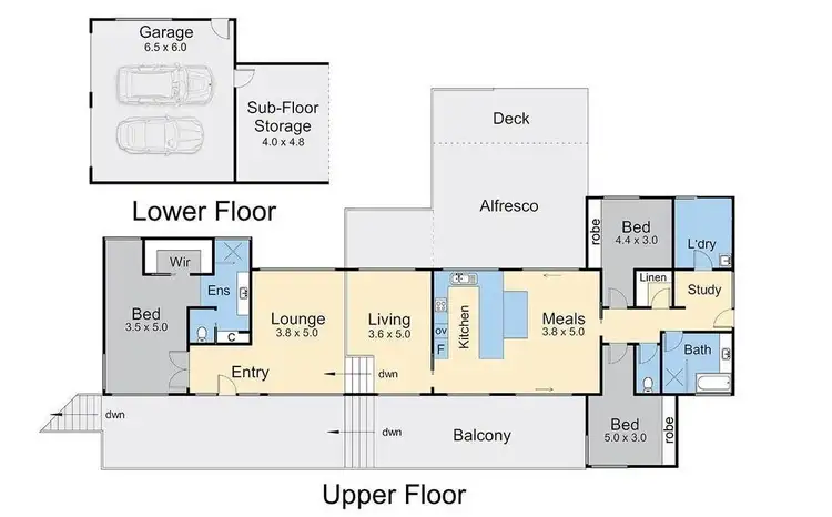 Floorplan of Homely house listing, 15 Somerset Drive, Dromana VIC 3936