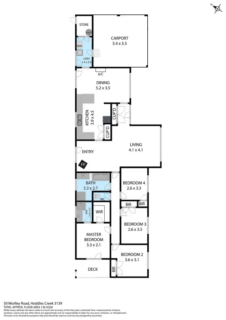 Floorplan of Homely house listing, 50 Worlley Road, Hoddles Creek VIC 3139