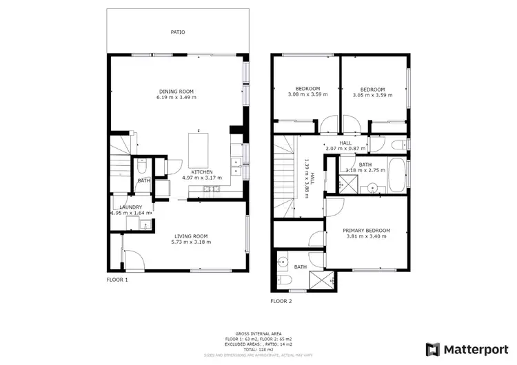 Floorplan of Homely townhouse listing, 1 Nirvana Way, Clyde VIC 3978
