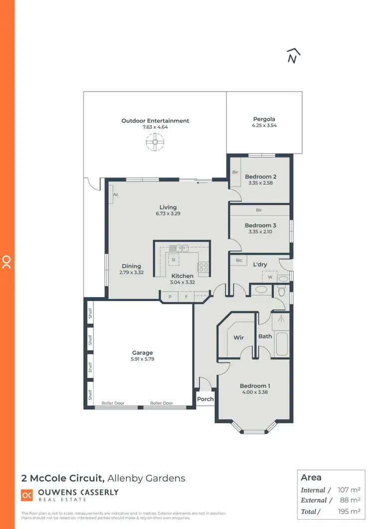 Floorplan of Homely house listing, 2 McCole Circuit, Allenby Gardens SA 5009