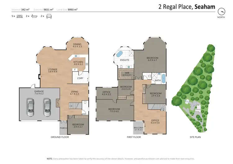Floorplan of Homely house listing, 2 Regal Place, Seaham NSW 2324