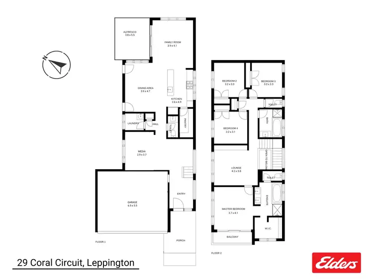 Floorplan of Homely house listing, 29 Coral Circuit, Leppington NSW 2179