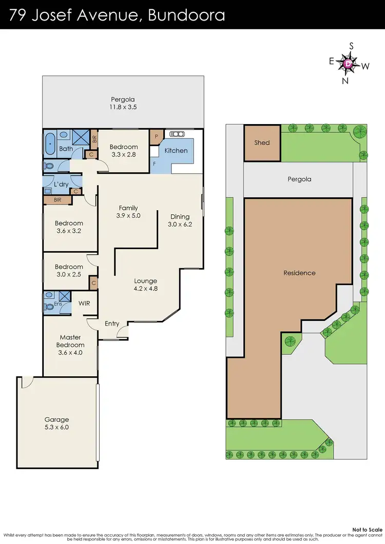 Floorplan of Homely house listing, 79 Josef Avenue, Bundoora VIC 3083