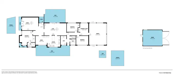 Floorplan of Homely rural property listing, 165 Turners Gully Road, Clarendon SA 5157