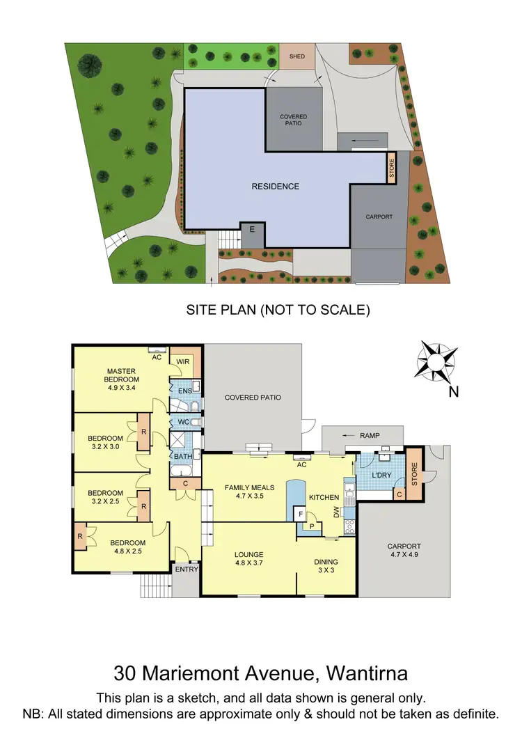 Floorplan of Homely house listing, 30 Mariemont Avenue, Wantirna VIC 3152