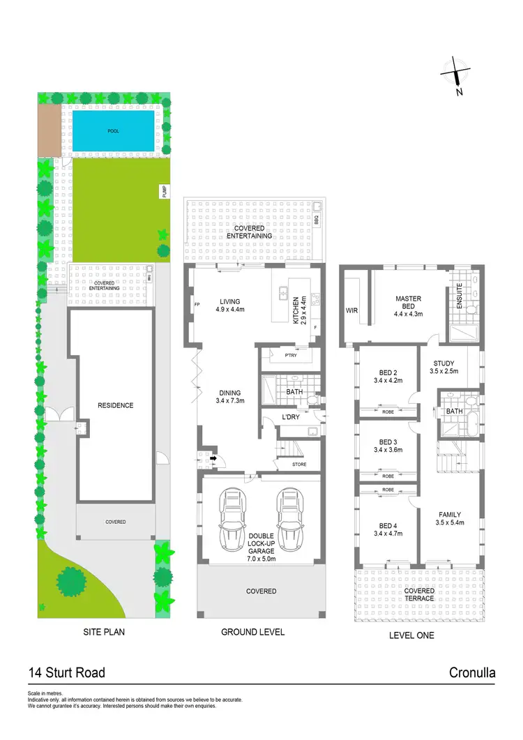Floorplan of Homely house listing, 14 Sturt Road, Cronulla NSW 2230