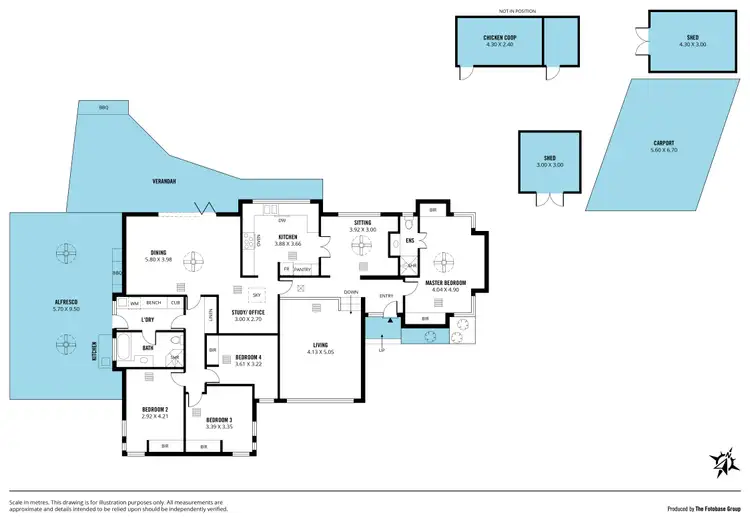 Floorplan of Homely house listing, 1 Gum Grove, Belair SA 5052