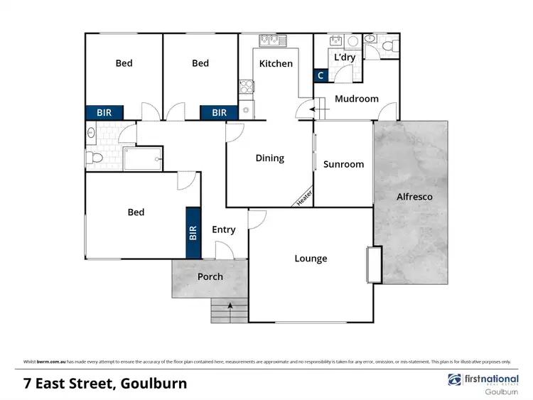 Floorplan of Homely house listing, 7 East Street, Goulburn NSW 2580