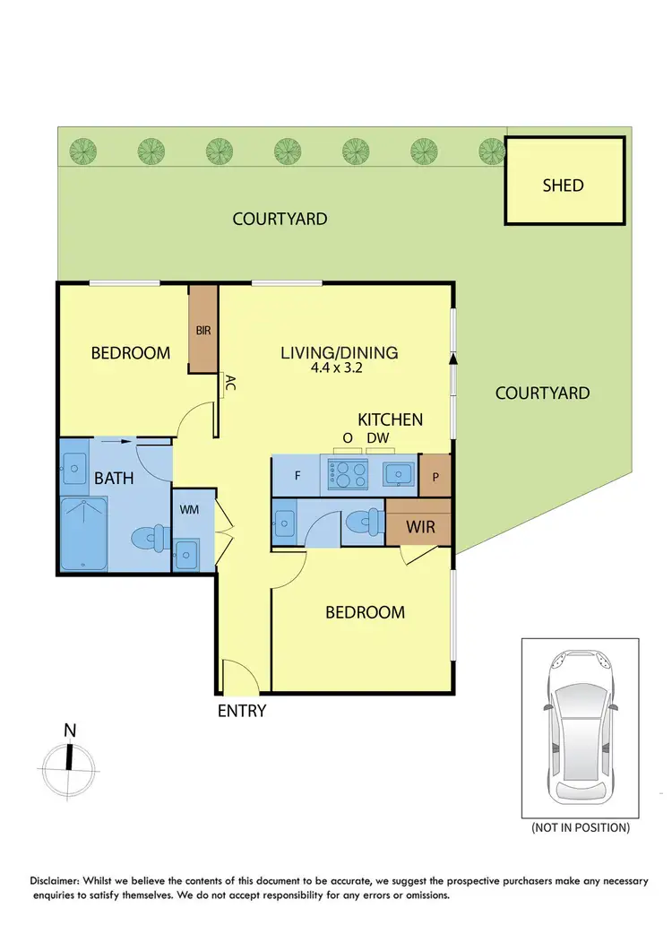 Floorplan of Homely apartment listing, 1/6 Kokaribb Road, Carnegie VIC 3163