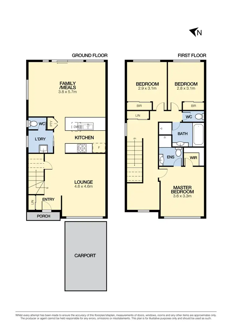 Floorplan of Homely townhouse listing, 30/358 Sydenham Road, Sydenham VIC 3037