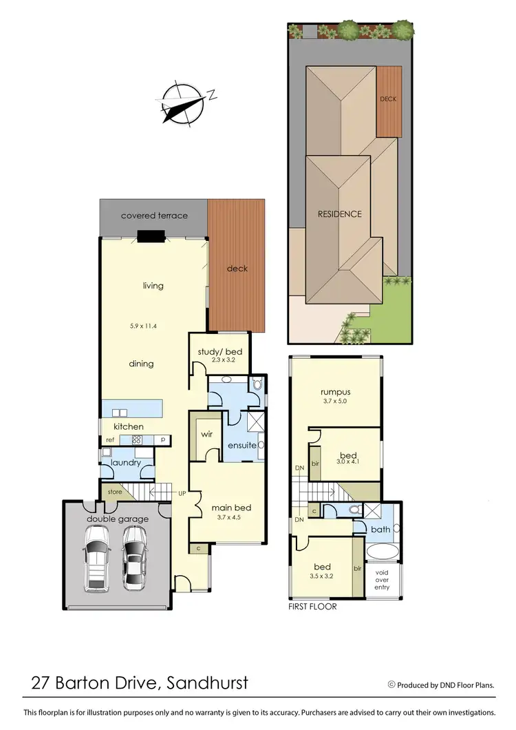 Floorplan of Homely house listing, 27 Barton Drive, Sandhurst VIC 3977