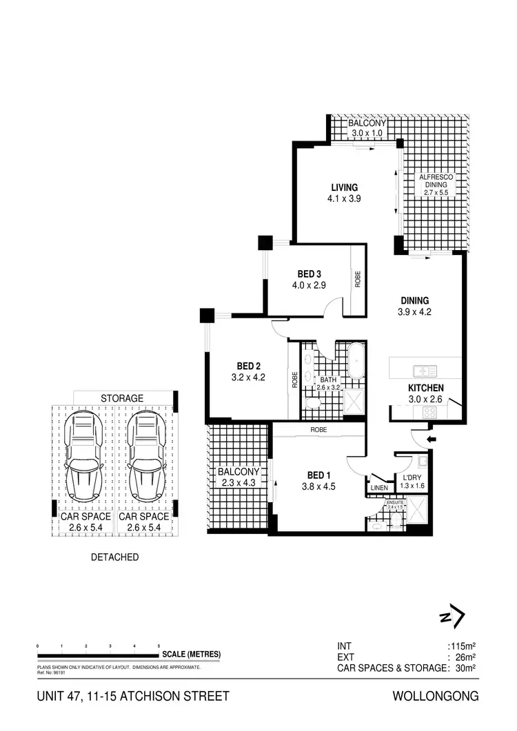 Floorplan of Homely apartment listing, 47/11 Atchison Street, Wollongong NSW 2500