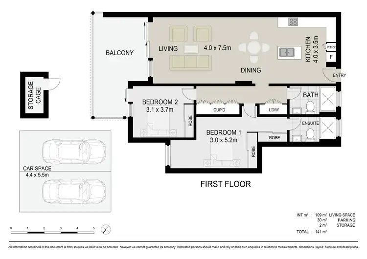 Floorplan of Homely apartment listing, 205/1356 Botany Road, Botany NSW 2019