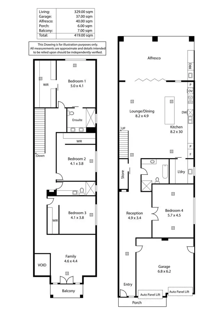 Floorplan of Homely house listing, 66A Baker Street, Glengowrie SA 5044