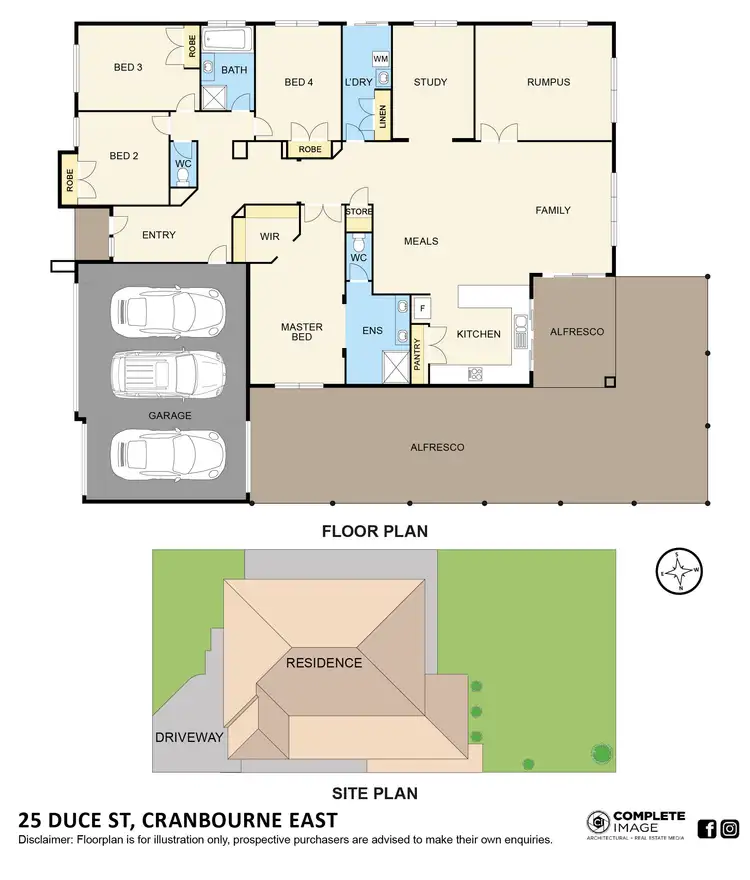 Floorplan of Homely house listing, 25 Duce Street, Cranbourne East VIC 3977