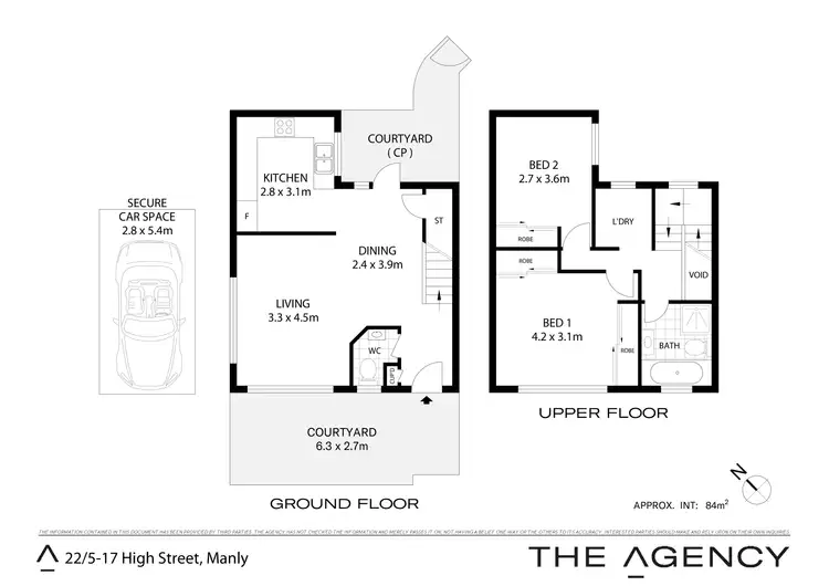 Floorplan of Homely apartment listing, 22/5-17 High Street, Manly NSW 2095