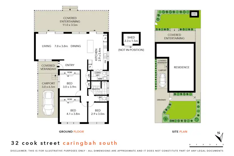 Floorplan of Homely house listing, 32 Cook Street, Caringbah South NSW 2229